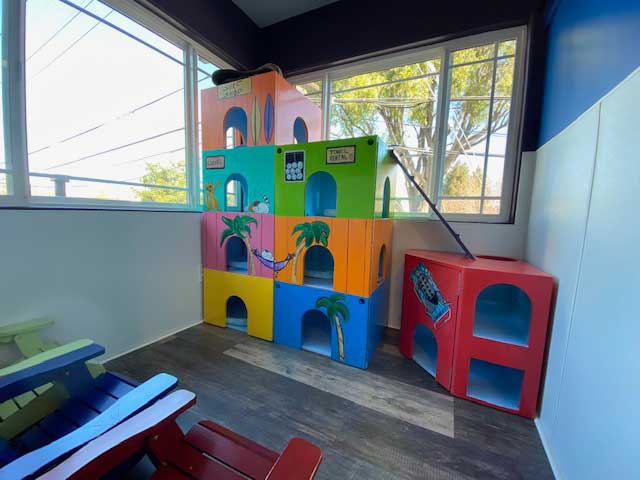 Our tropical playroom